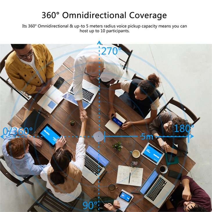 Video Conference omnidirectional Microphone for USB computer Camera