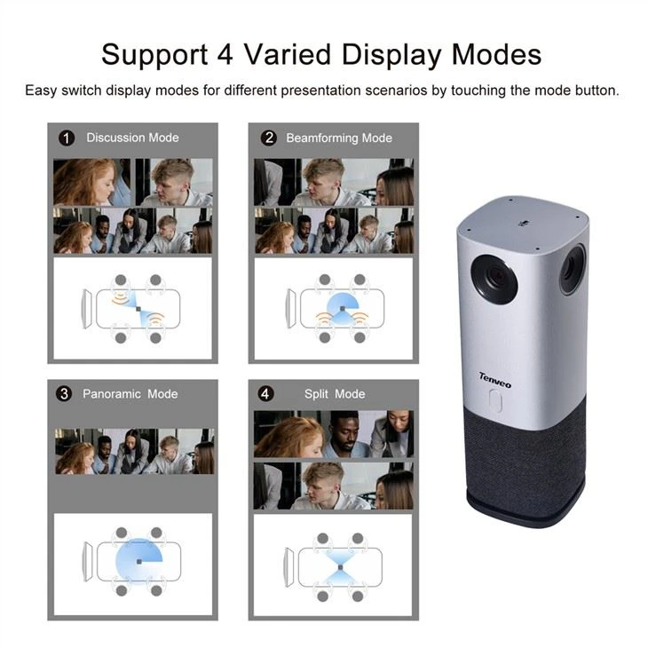 Video Conference omnidirectional Microphone for USB computer Camera